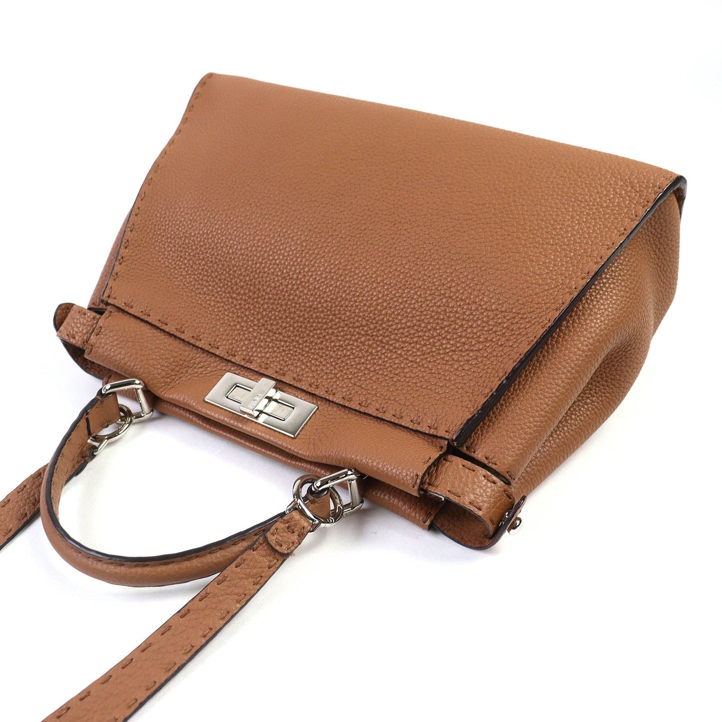 Fendi Peekaboo Large Leather Handbag