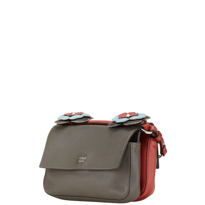 Fendi Double Micro Bucket Leather 2Way Bag