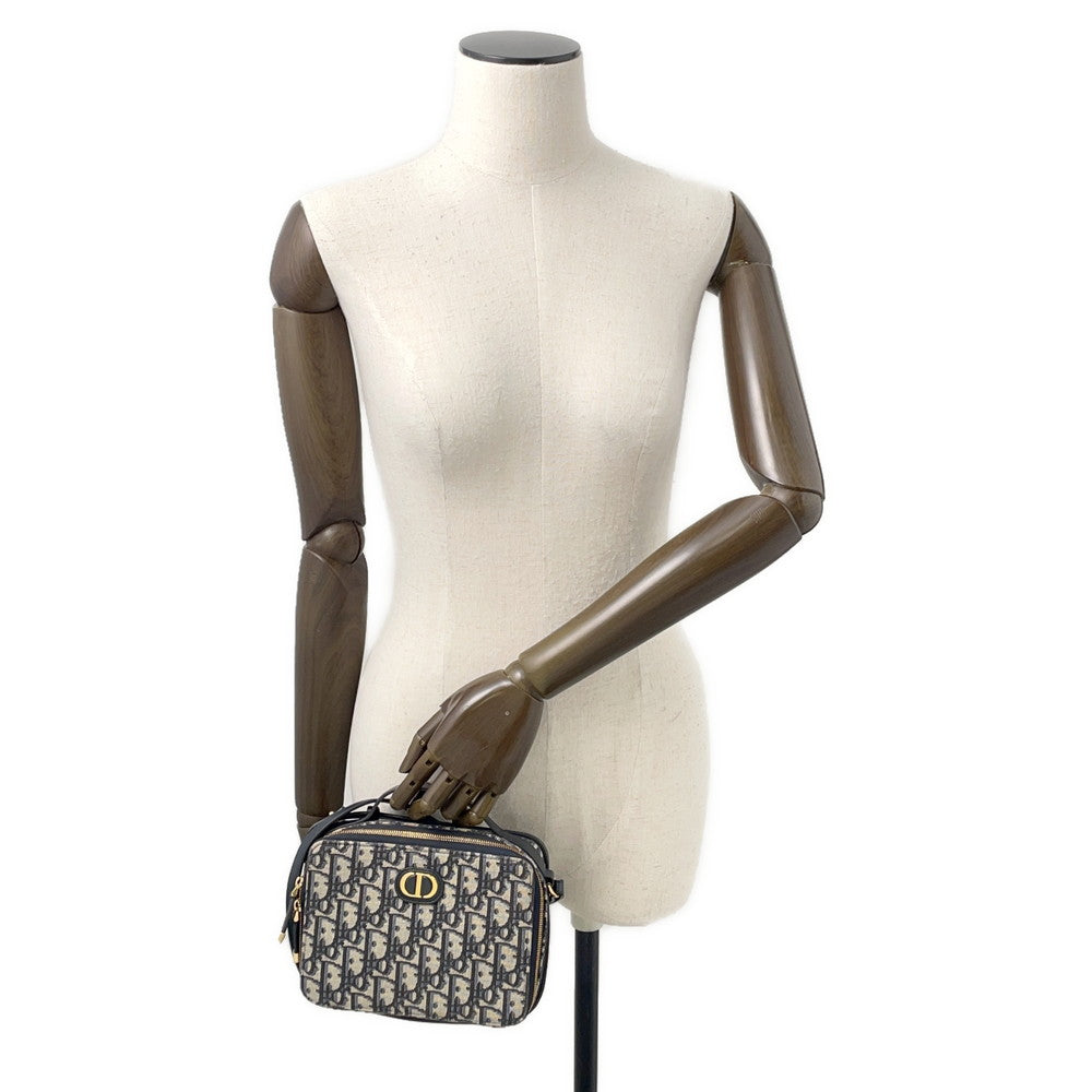 Dior Montaigne Canvas Beige Shoulder Bag