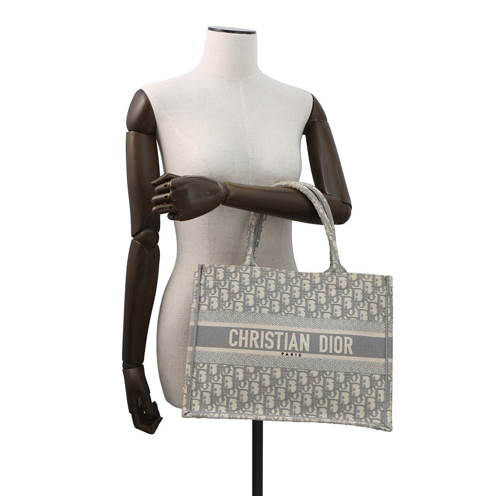 Dior Book Tote Canvas White Tote Bag Style 2