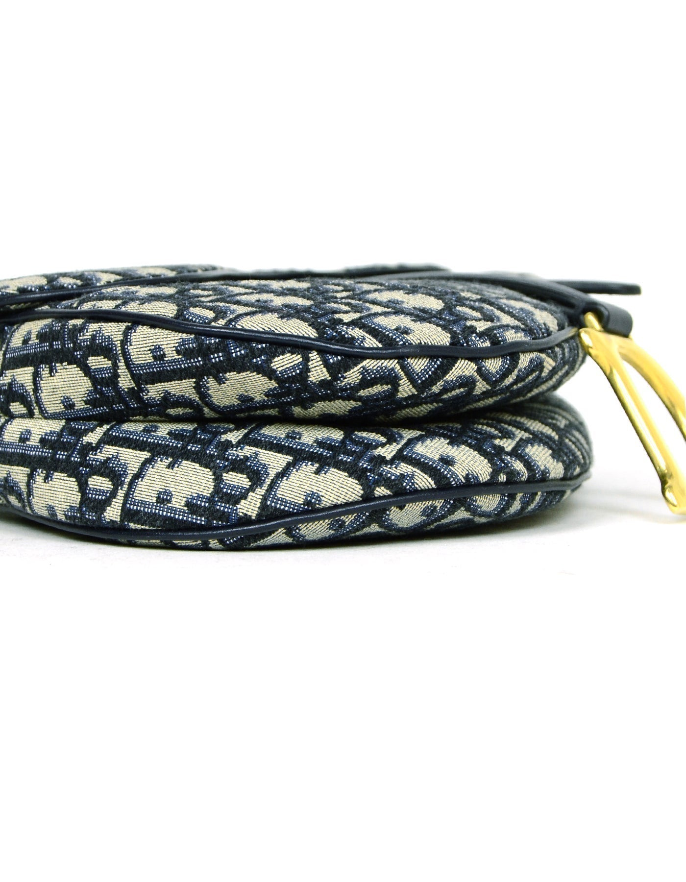 Dior Saddle Canvas Blue Crossbody Canvas