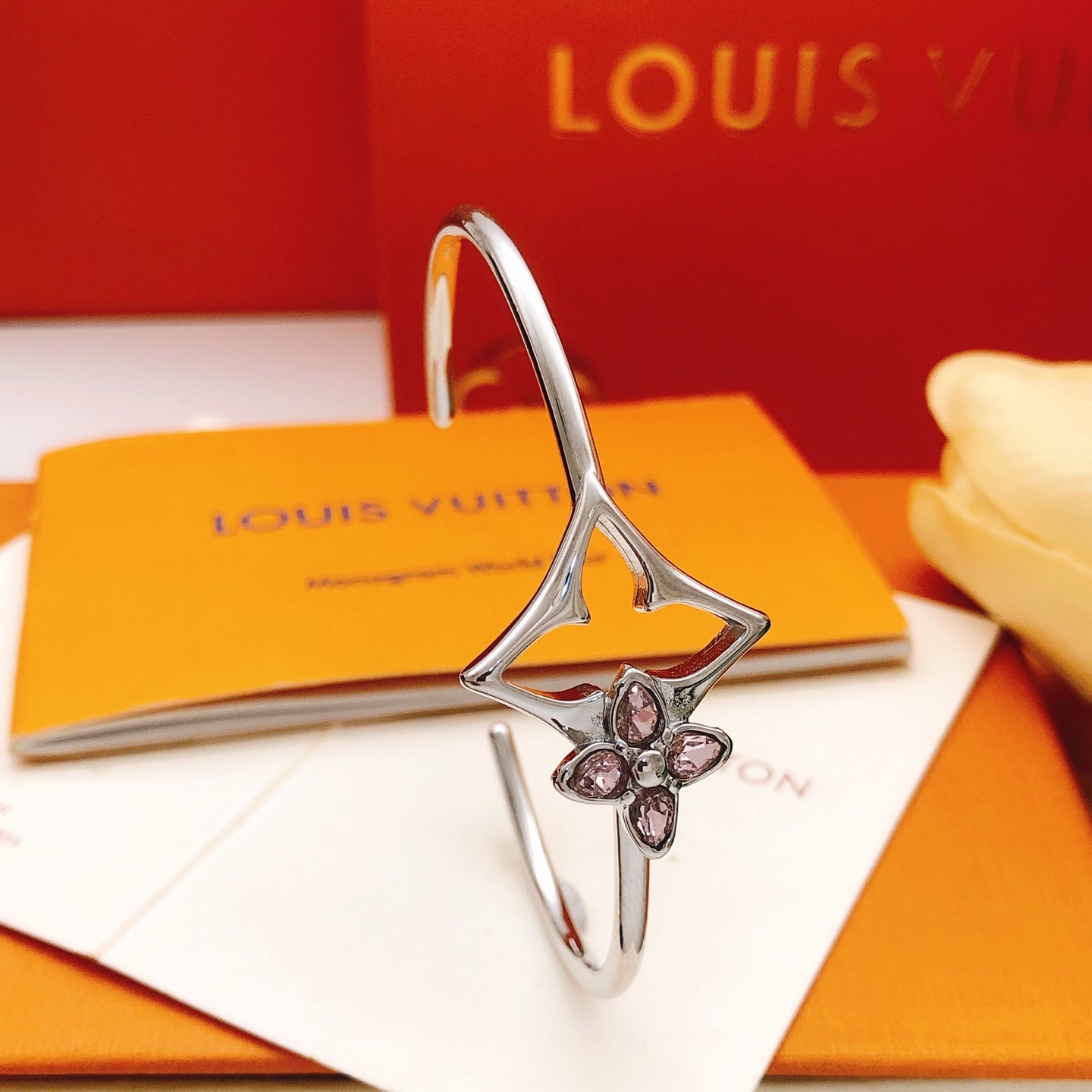 High-Quality Colored Diamond Bangle