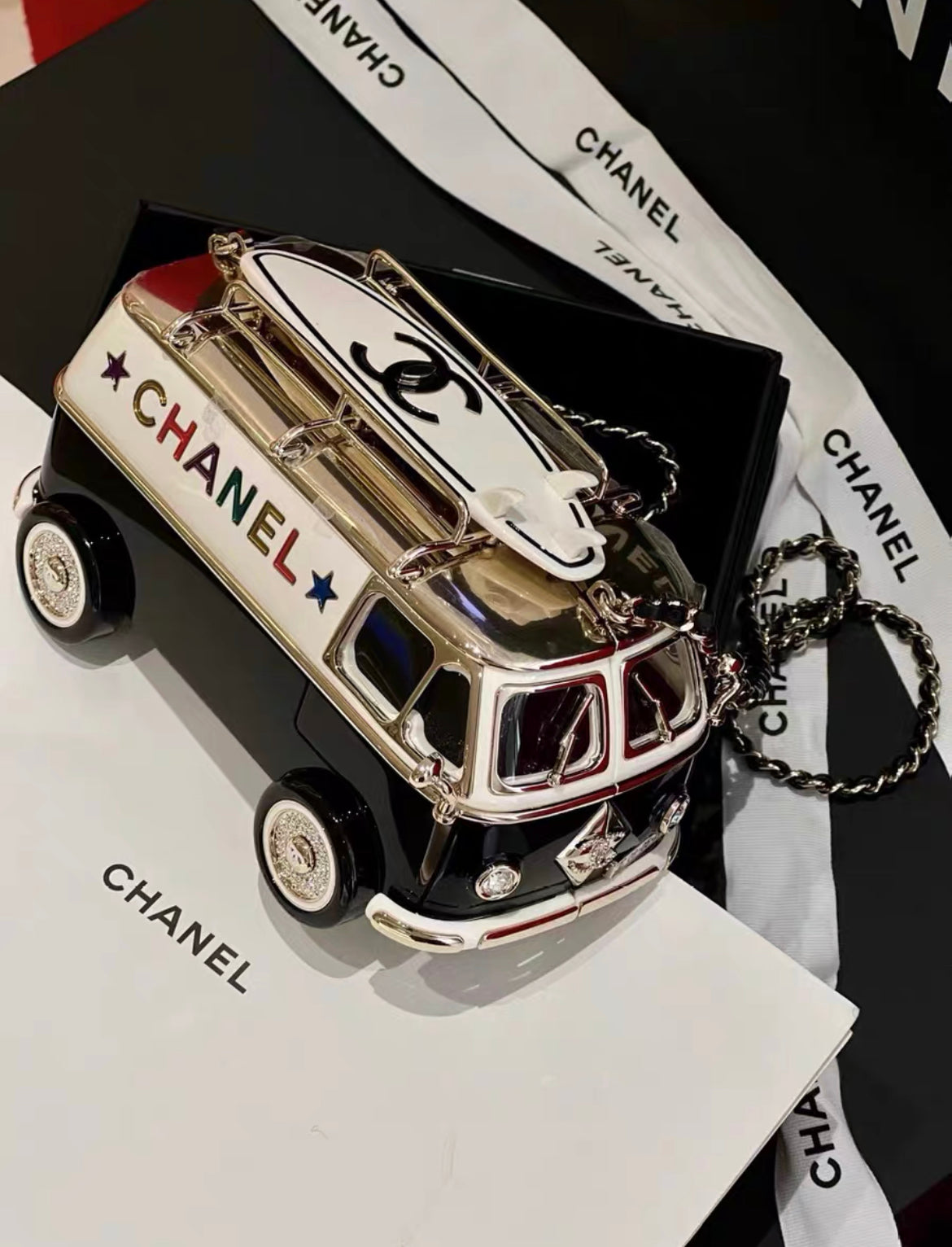 Chanel Luxury Leather Gold Handbag Style 9