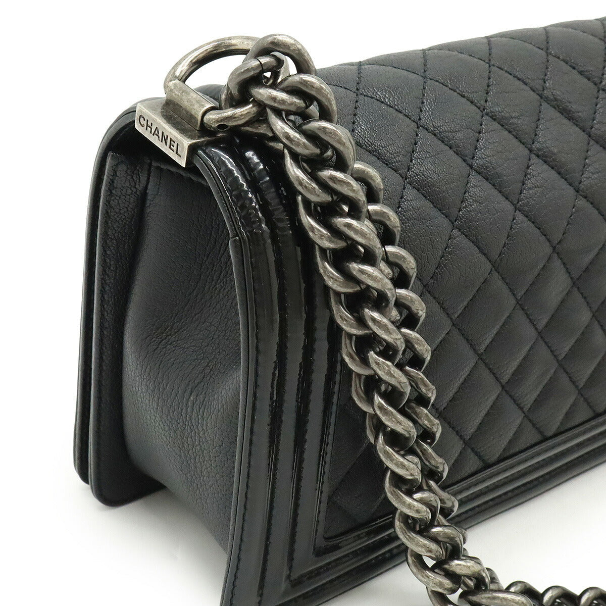 Chanel Boy Leather Shoulder Bag Style 14
