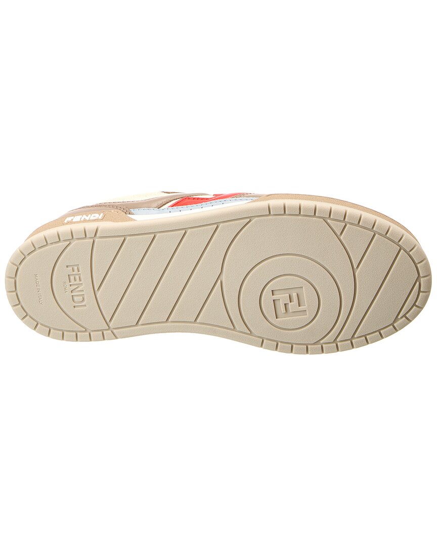 Fendi Match Canvas & Leather Sneaker