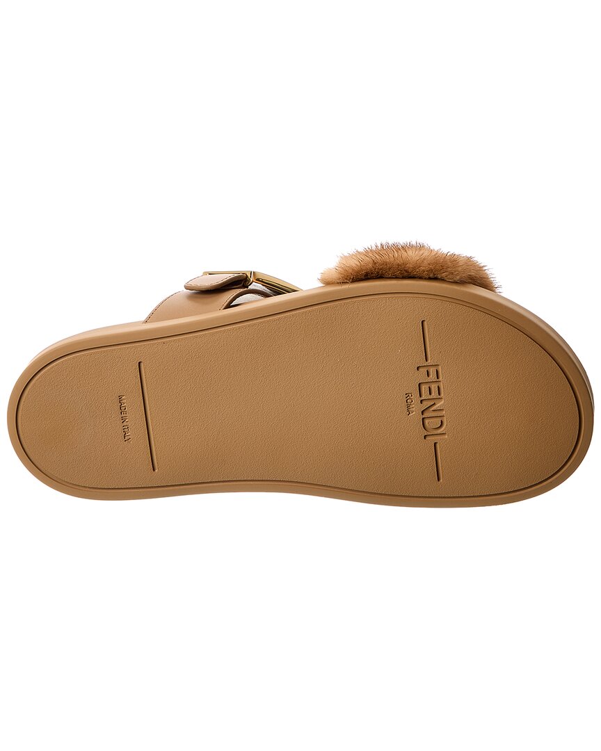 Fendi Feel Leather Sandal