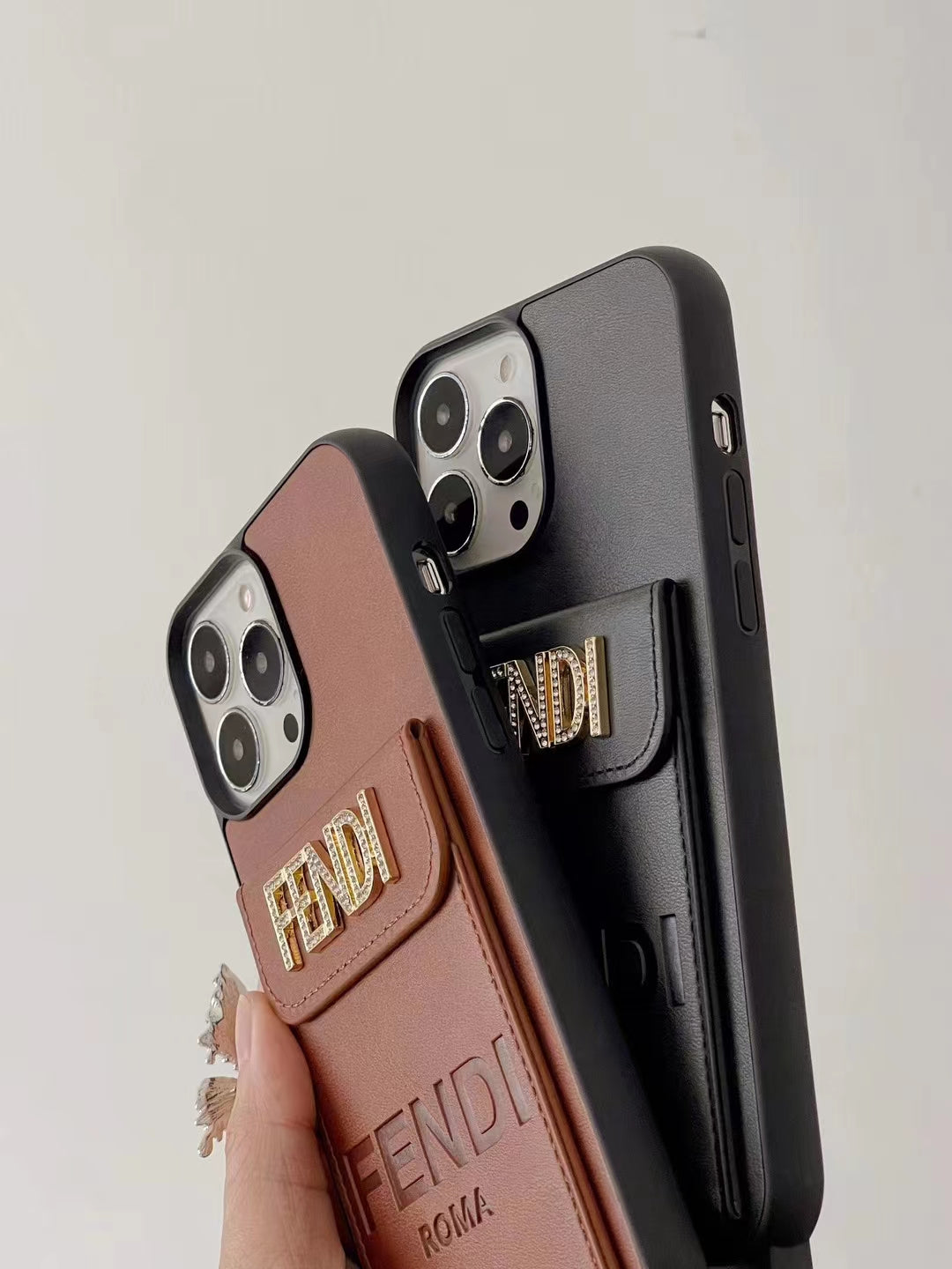 Luxury Leather card phone case for iphone