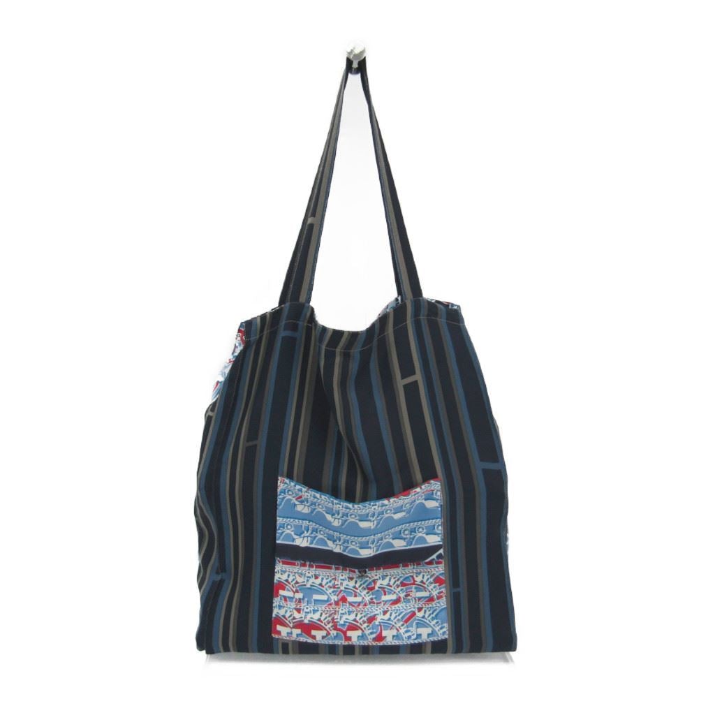Luxury Hermes Silk Petit H Provisions Tote