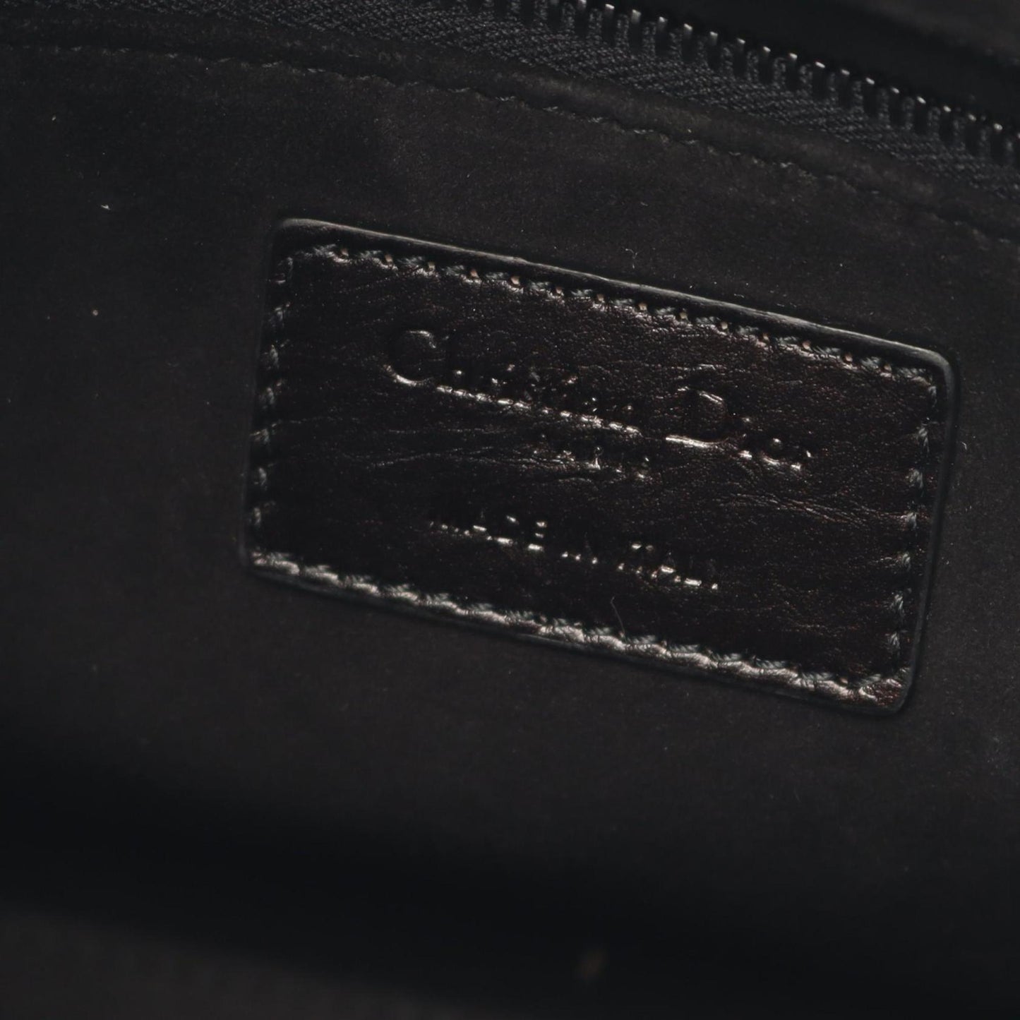 Christian Dior Black Leather Handbag Style 5