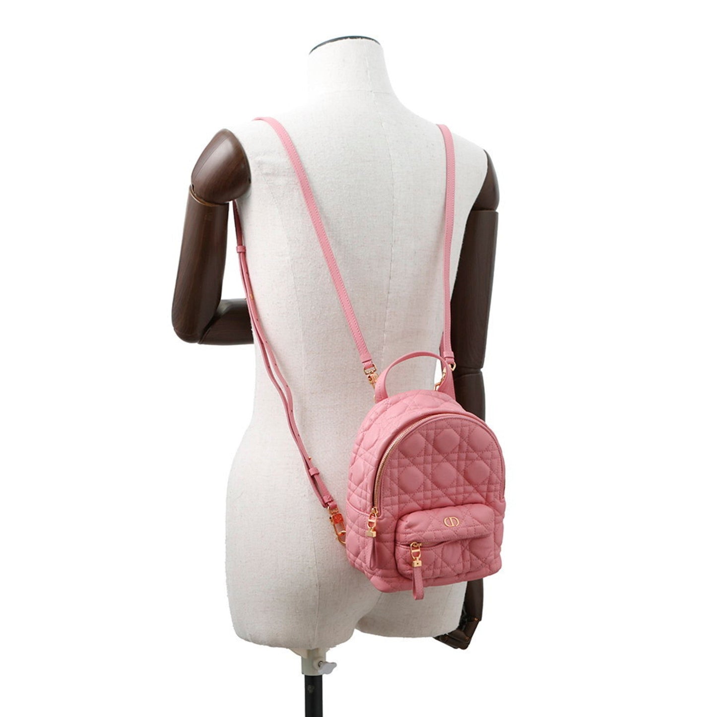 Christian Dior Pink Leather Backpack Leather