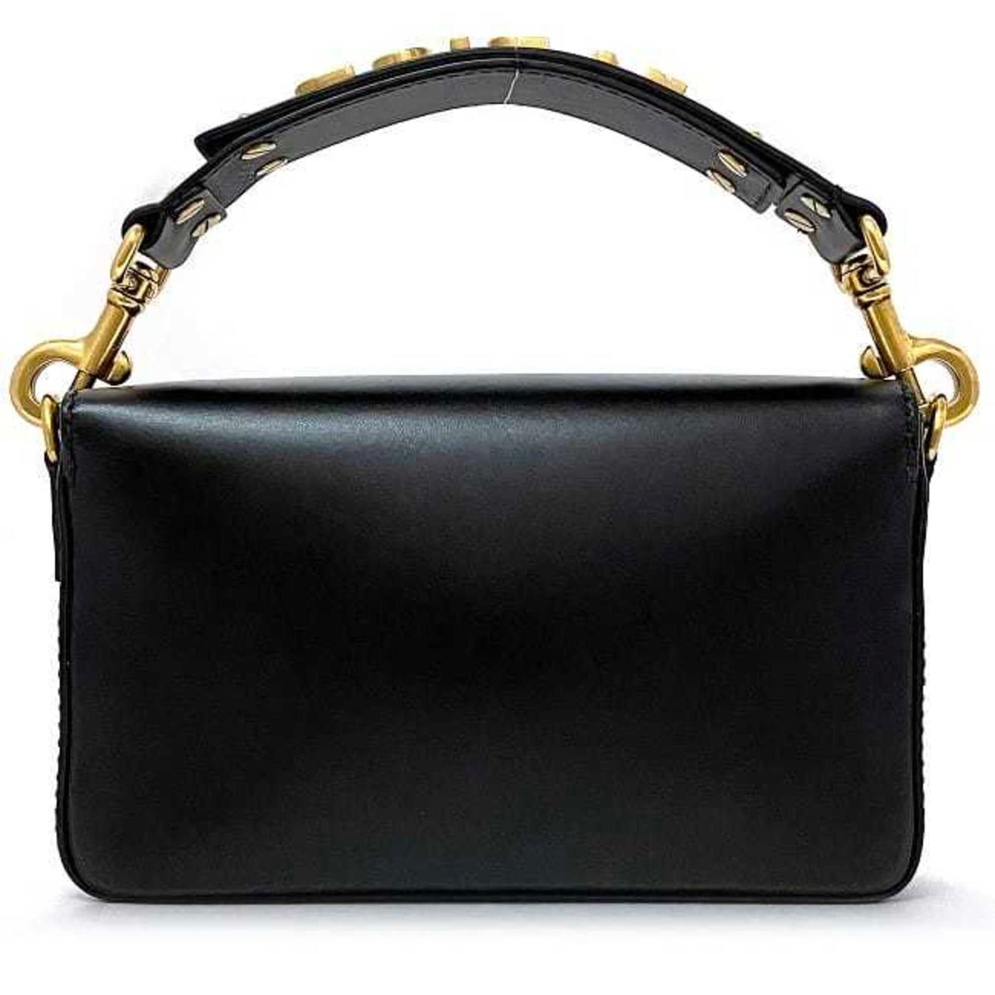 Christian Dior Black Leather Clutch Bag Handbag Leather