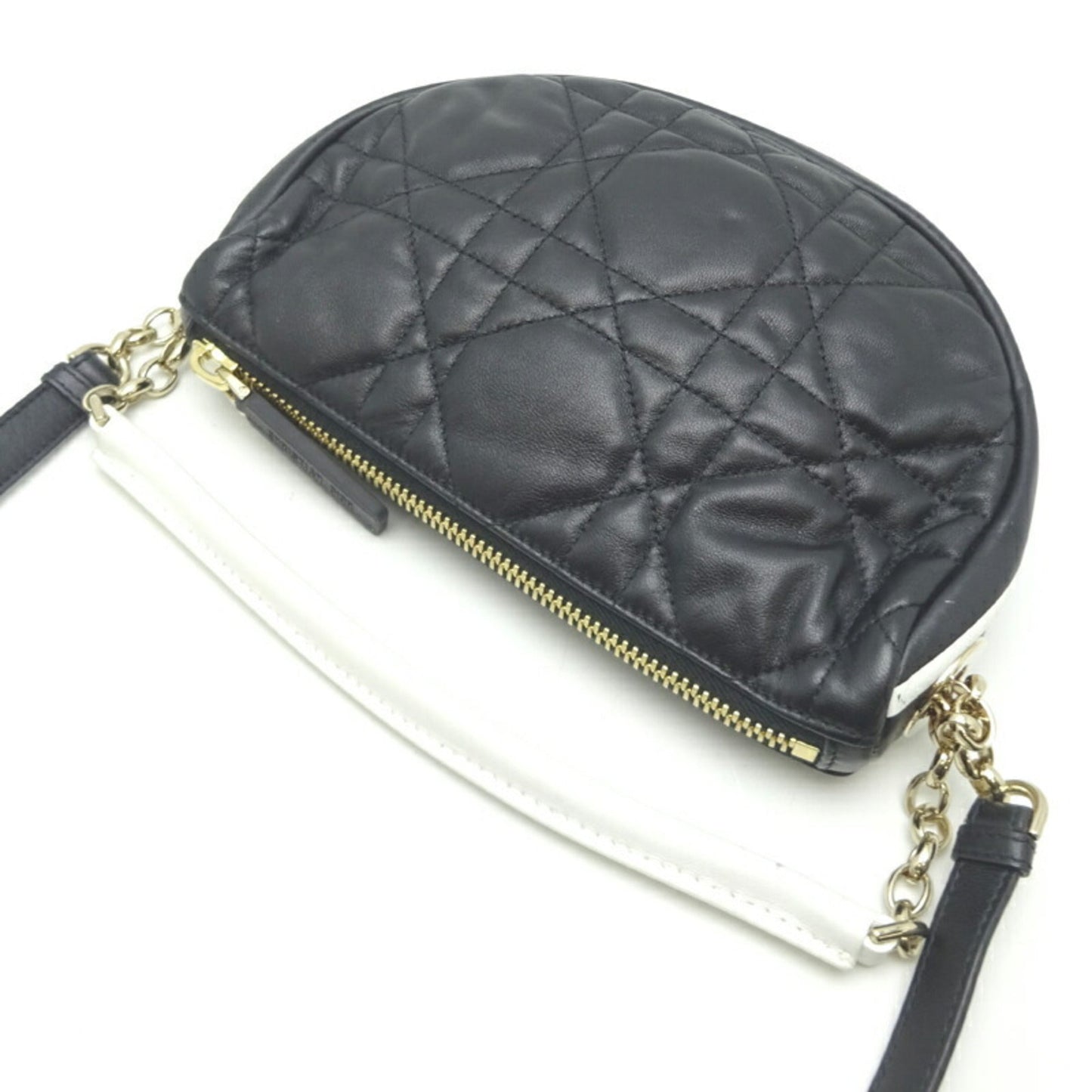 Christian Dior Black Leather Handbag Style 17