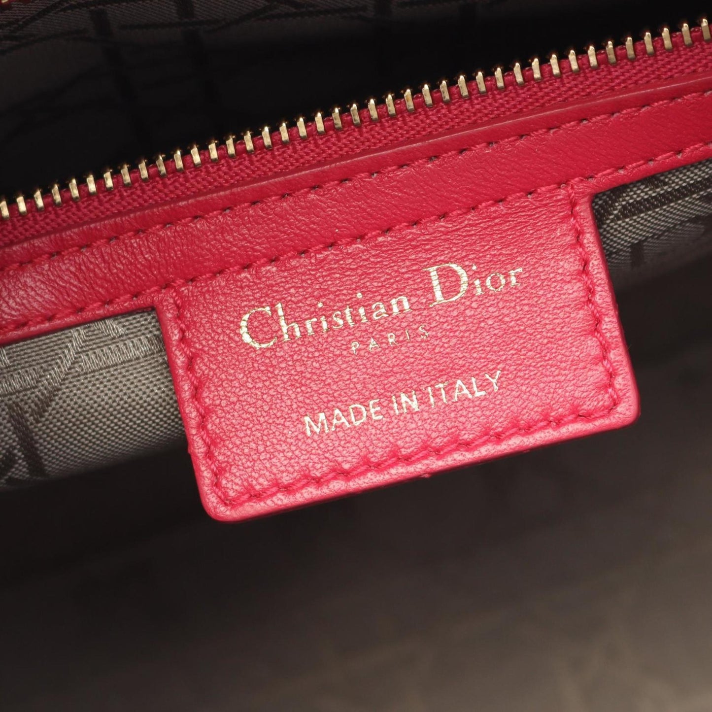 Christian Dior Pink Leather Handbag