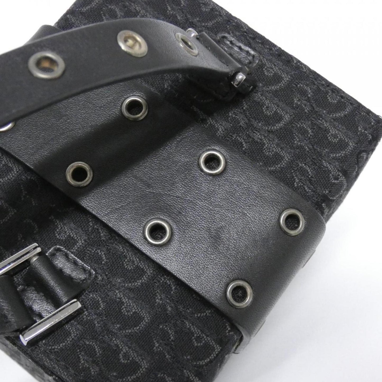 Christian Dior Black Canvas Handbag