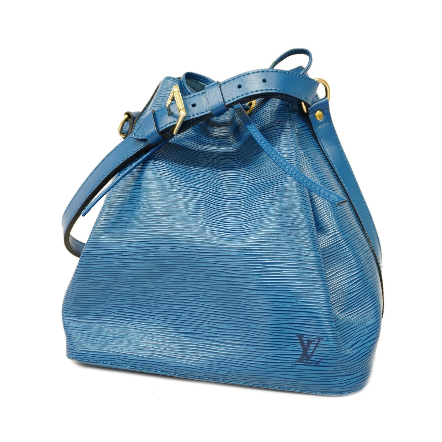 LOUIS VUITTON Epi Petit Noe M44105 Women's Shoulder Bag Toledo Blue