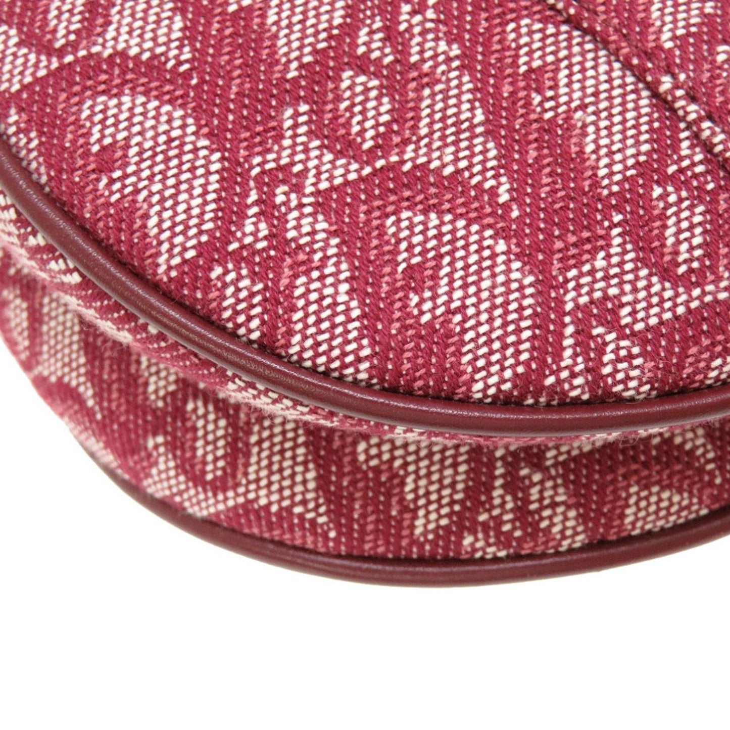 Christian Dior Trotter Bordeaux Trotter Leather Handbag Saddle Bag
