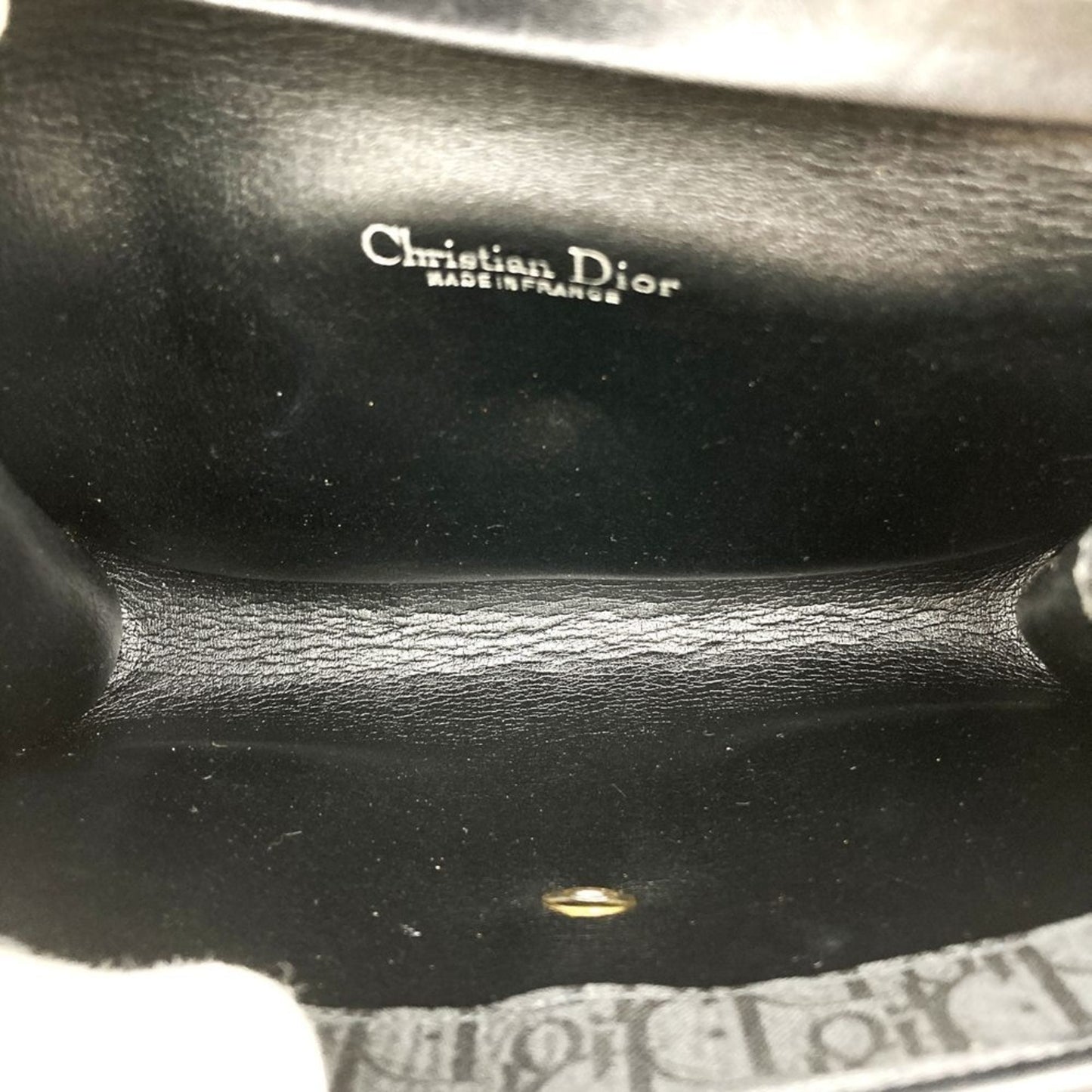 Christian Dior Black Canvas Shoulder Bag Style 2