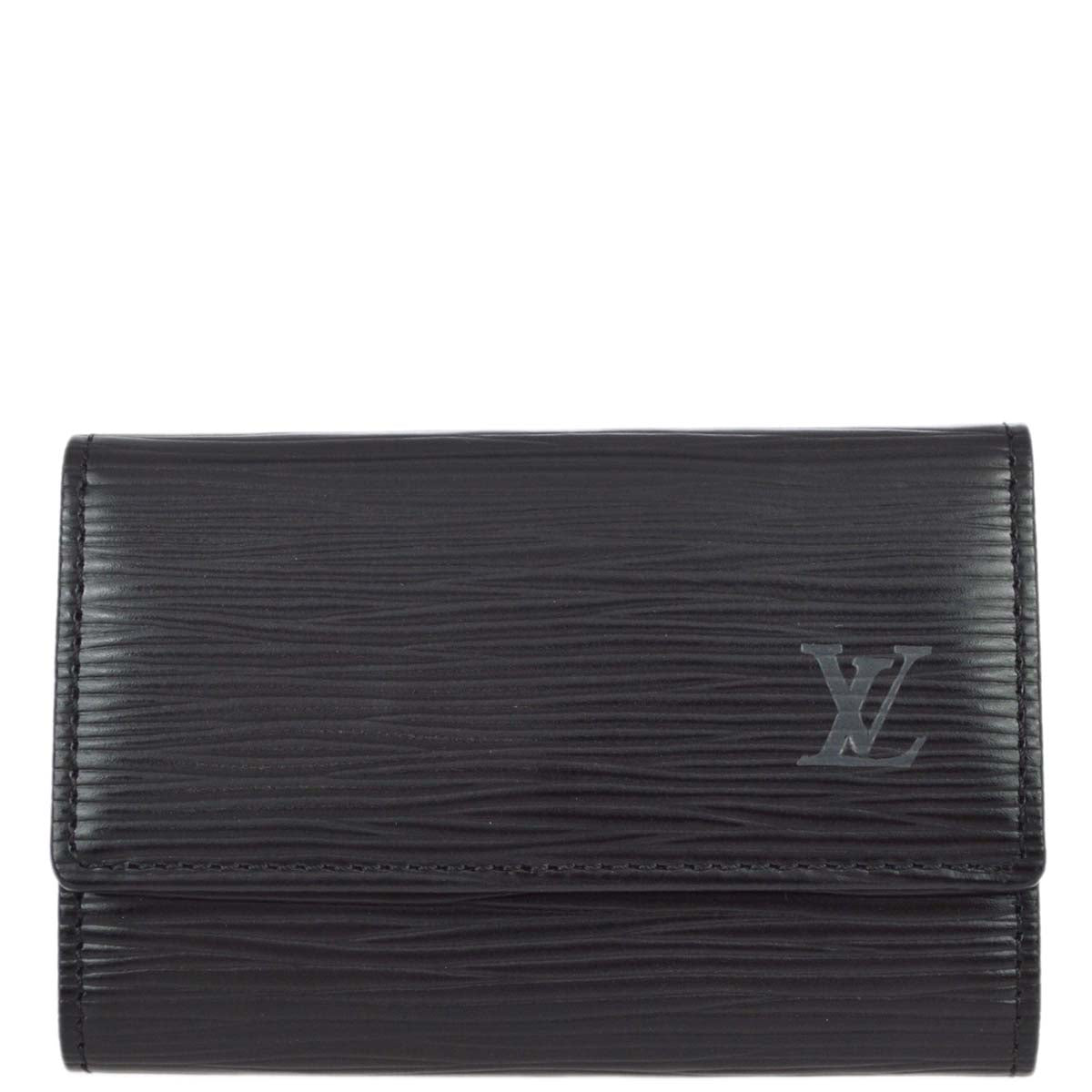 Louis Vuitton 1993 Black Epi Multicles 6 Key Case M63812 Small Good