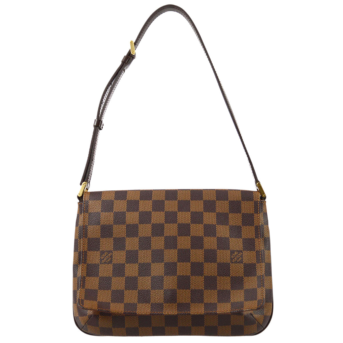 Louis Vuitton 2004 Damier Musette Tango Short Strap Shoulder Bag N51255