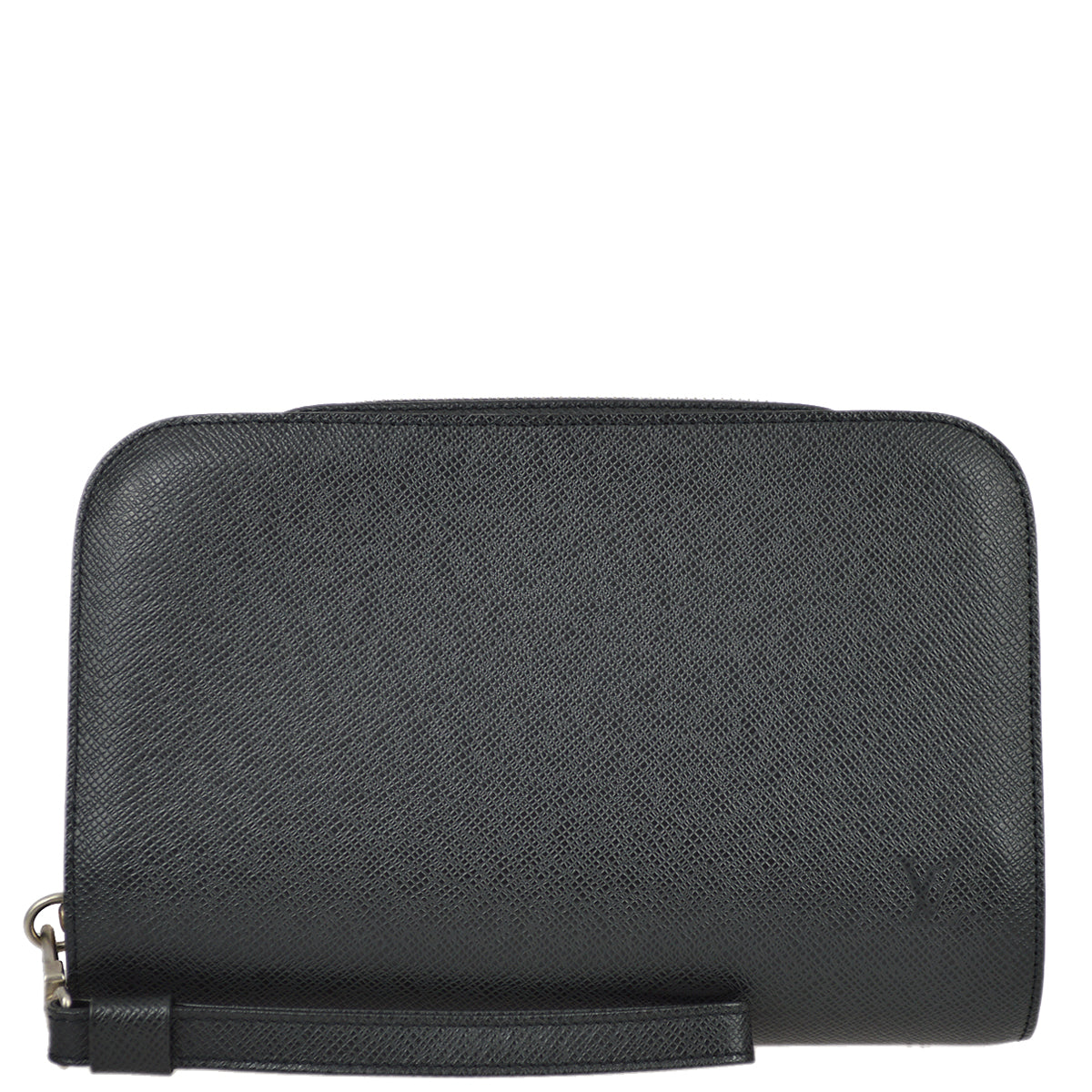 Louis Vuitton 2004 Black Taiga Baikal Clutch Handbag M30182