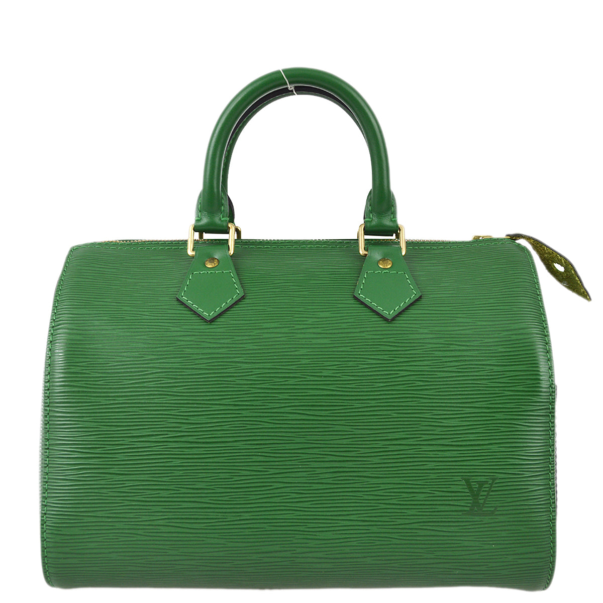 Louis Vuitton 1995 Green Epi Speedy 25 Handbag M43014