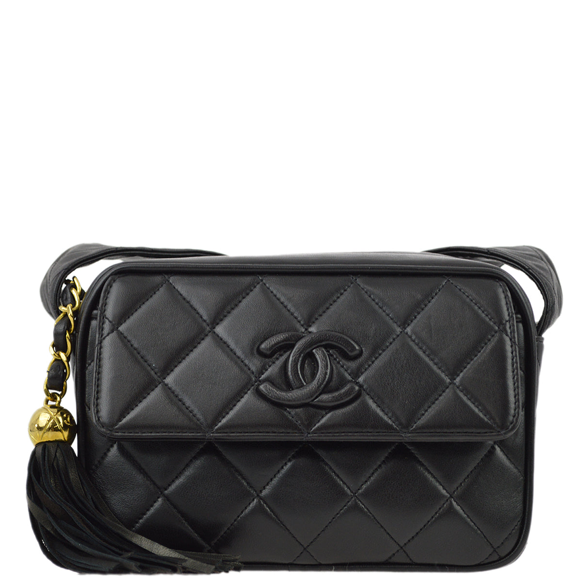 Chanel Mini Lambskin Black Crossbody Style 4