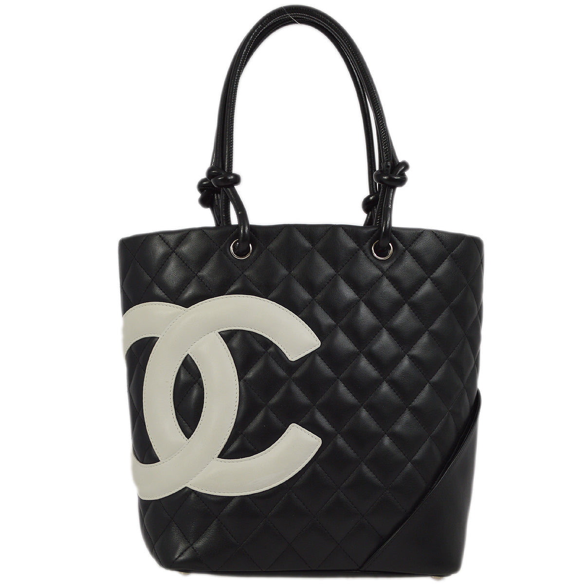 Chanel Cambon Calfskin Black Tote Style 4