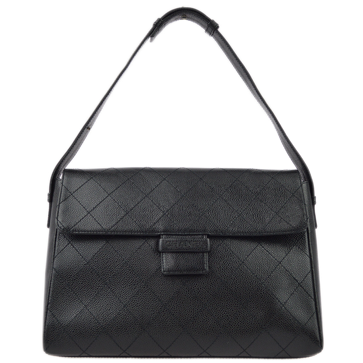 Chanel Caviar Black Shoulder Bag Style 6