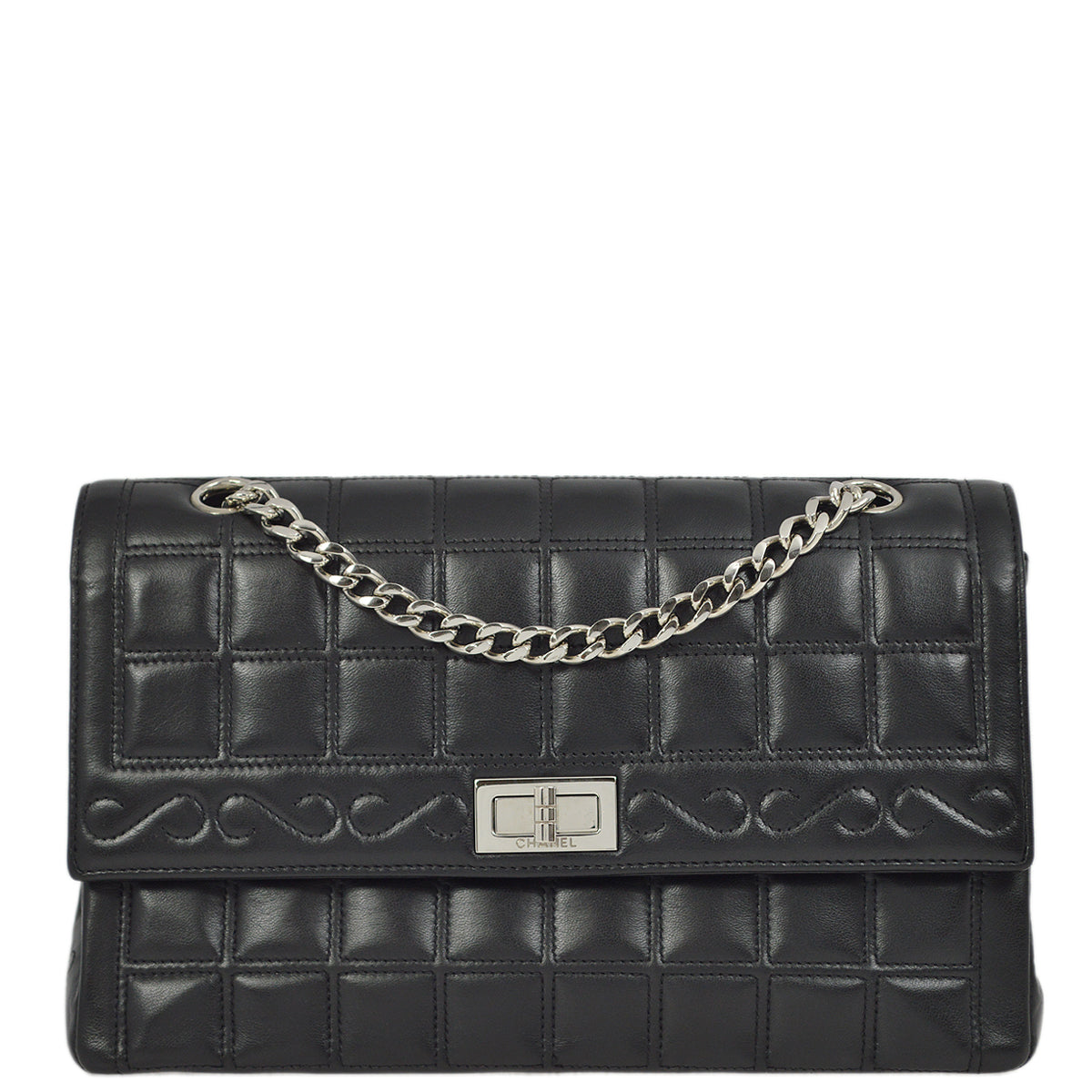 Chanel Lambskin Black Shoulder Bag