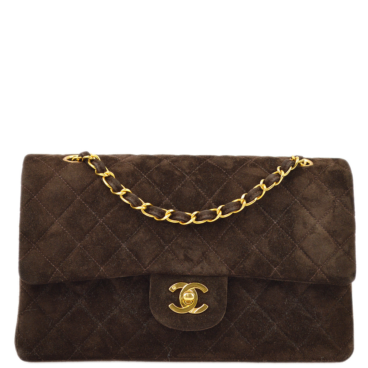 Chanel Flap Medium Classic Brown Shoulder Bag