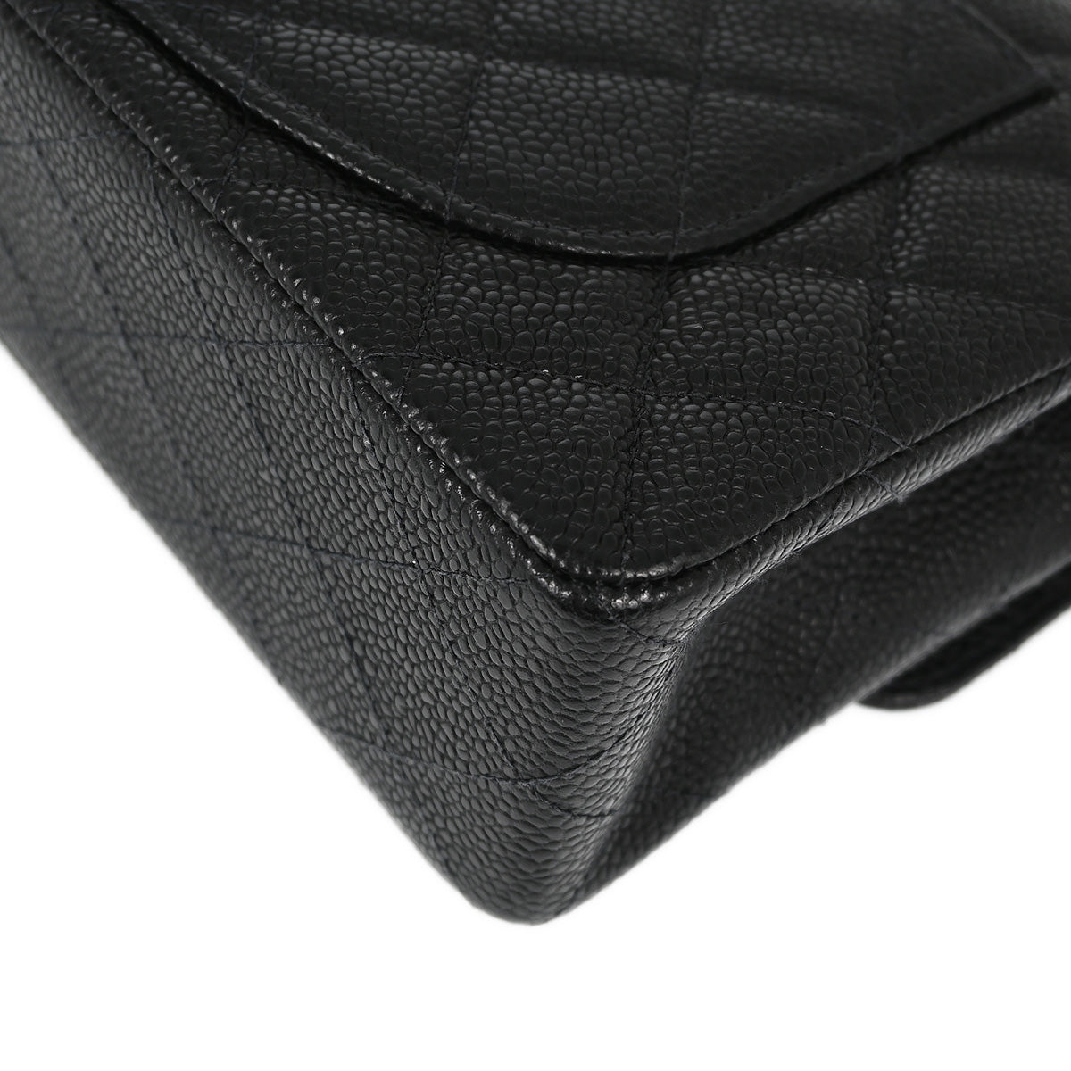 Chanel Flap Small Classic Caviar Black Shoulder Bag Style