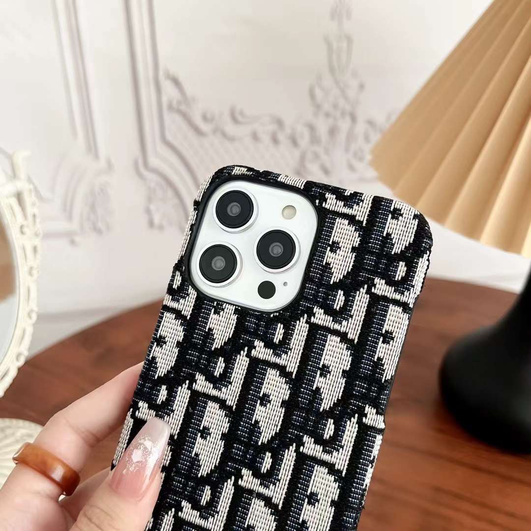 Fashion embroidery phone case for iPhone