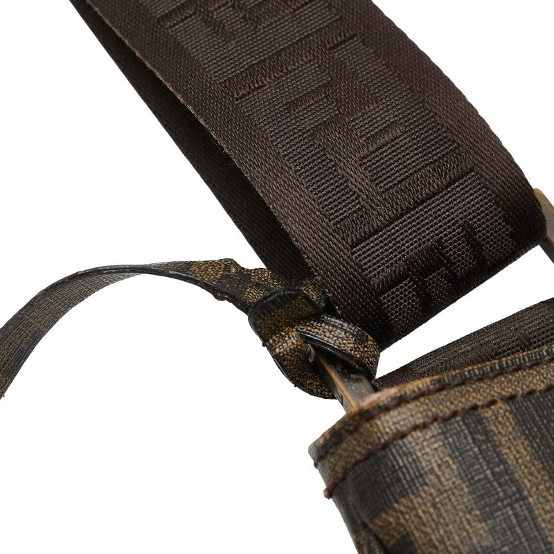 Fendi Zucca Pvc Leather Shoulder Bag