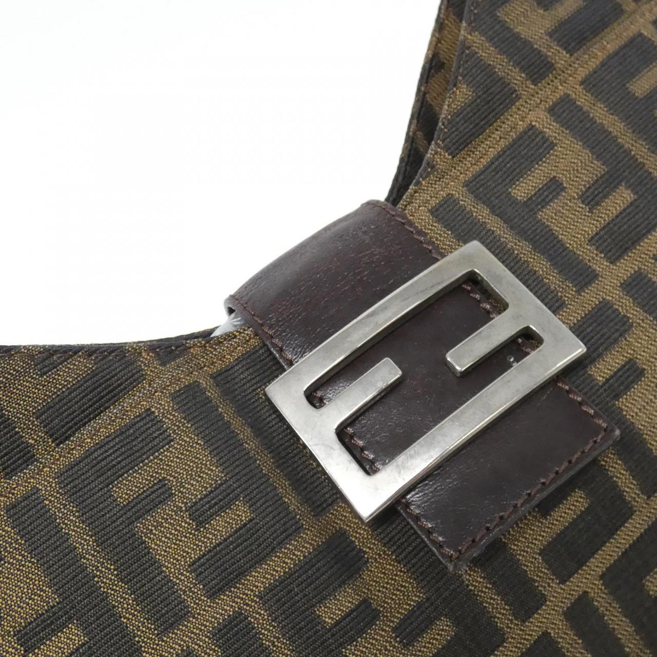 Fendi Luxury Canvas Red Shoulder Bag Style 45