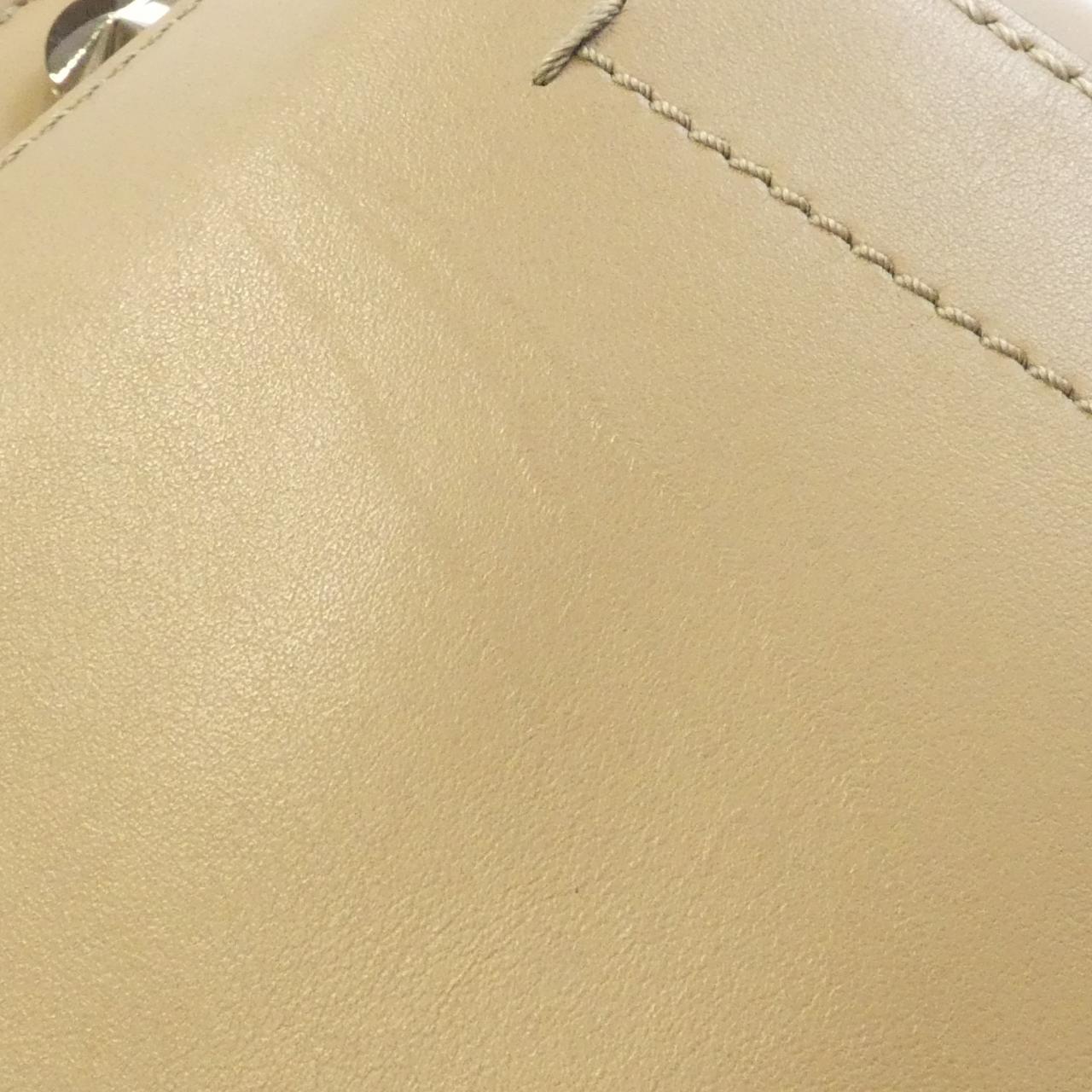 Fendi Dotcom Leather Red Handbag