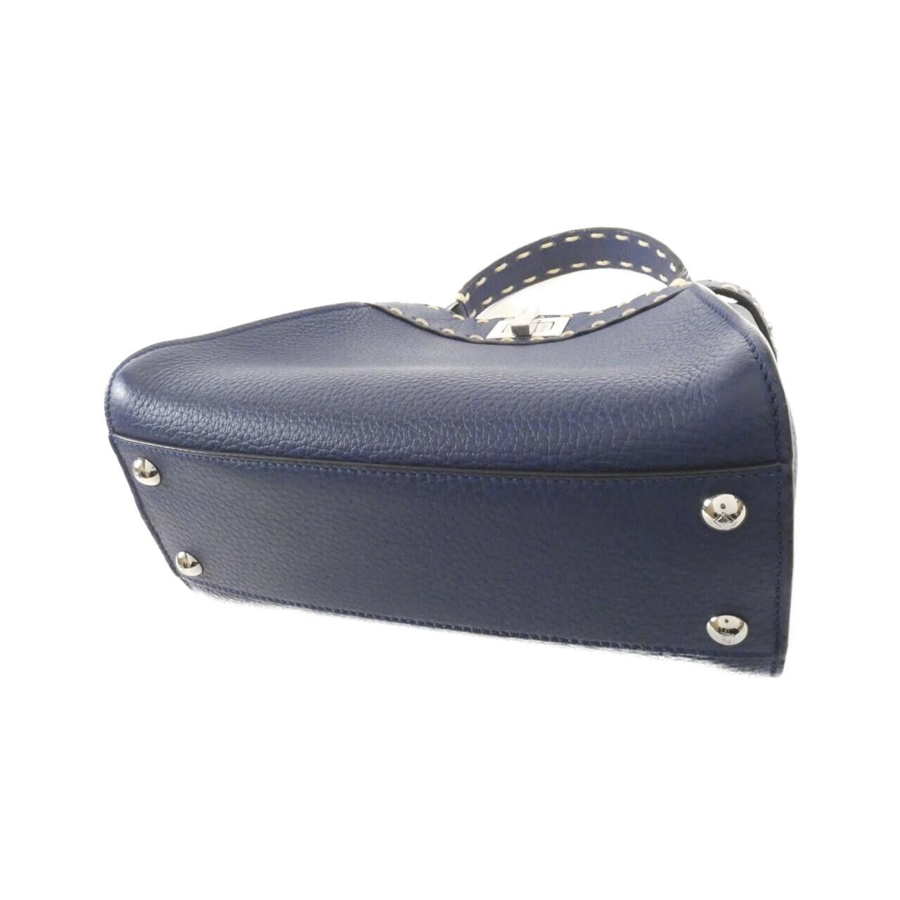 Fendi Peekaboo Leather Red Handbag Style 22