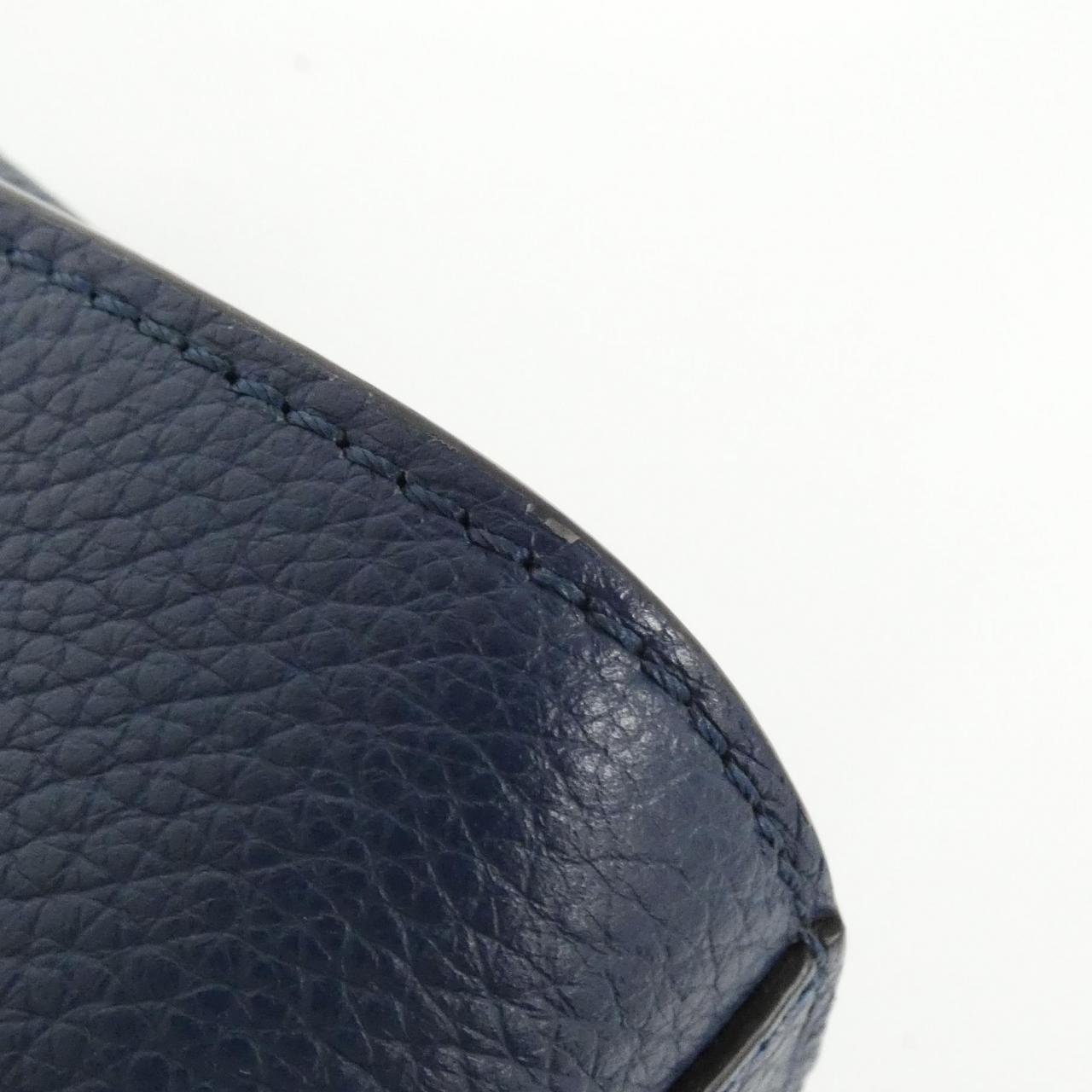 Fendi FF Logo Epi Leather Shoulder Bag