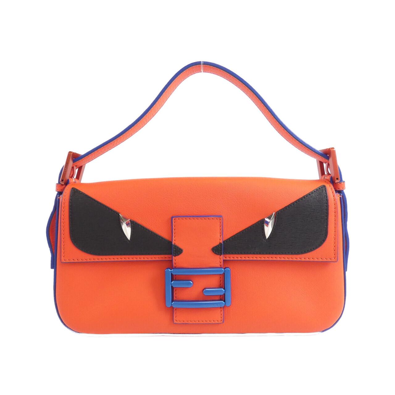 Fendi Baguette Leather Red Shoulder Bag Style 98