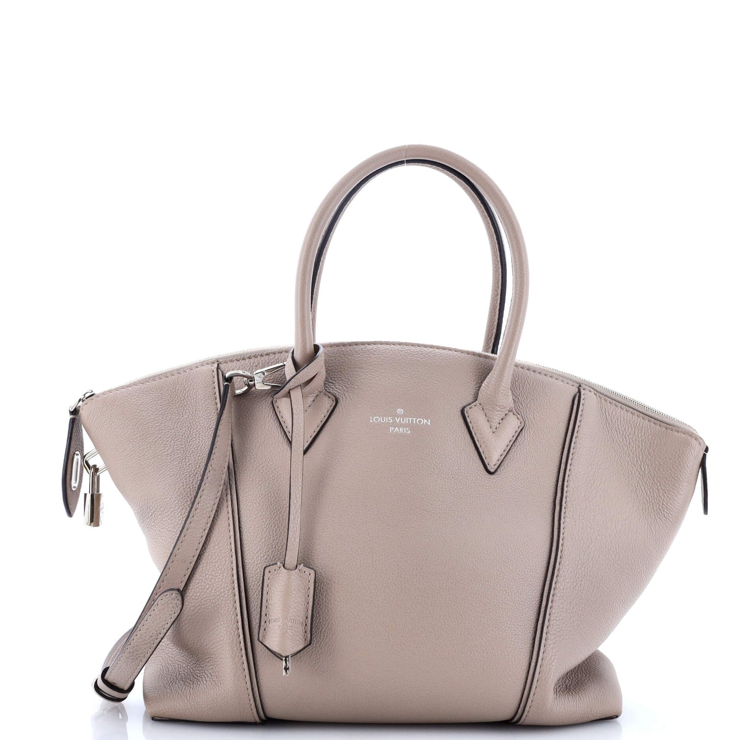 Louis Vuitton Soft Lockit Handbag Leather PM