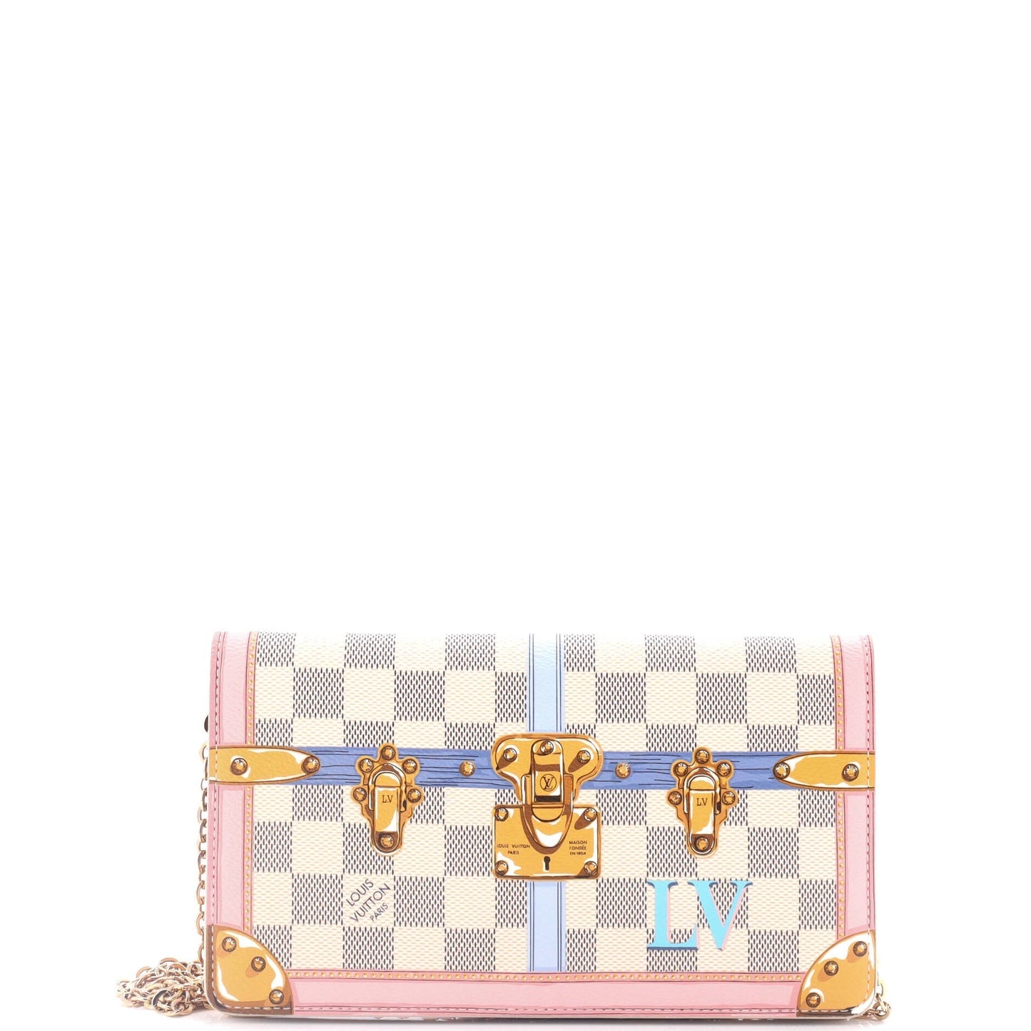 Louis Vuitton Weekend Pochette Limited Edition Damier Summer Trunks