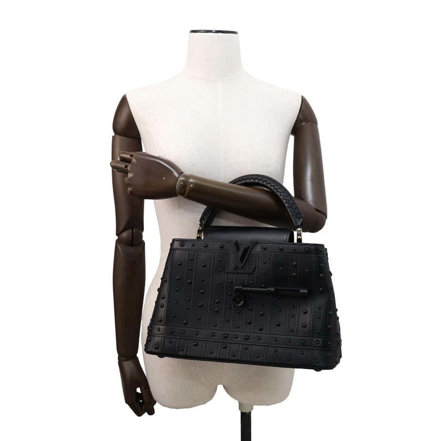 Louis Vuitton Noir Leather Handbag