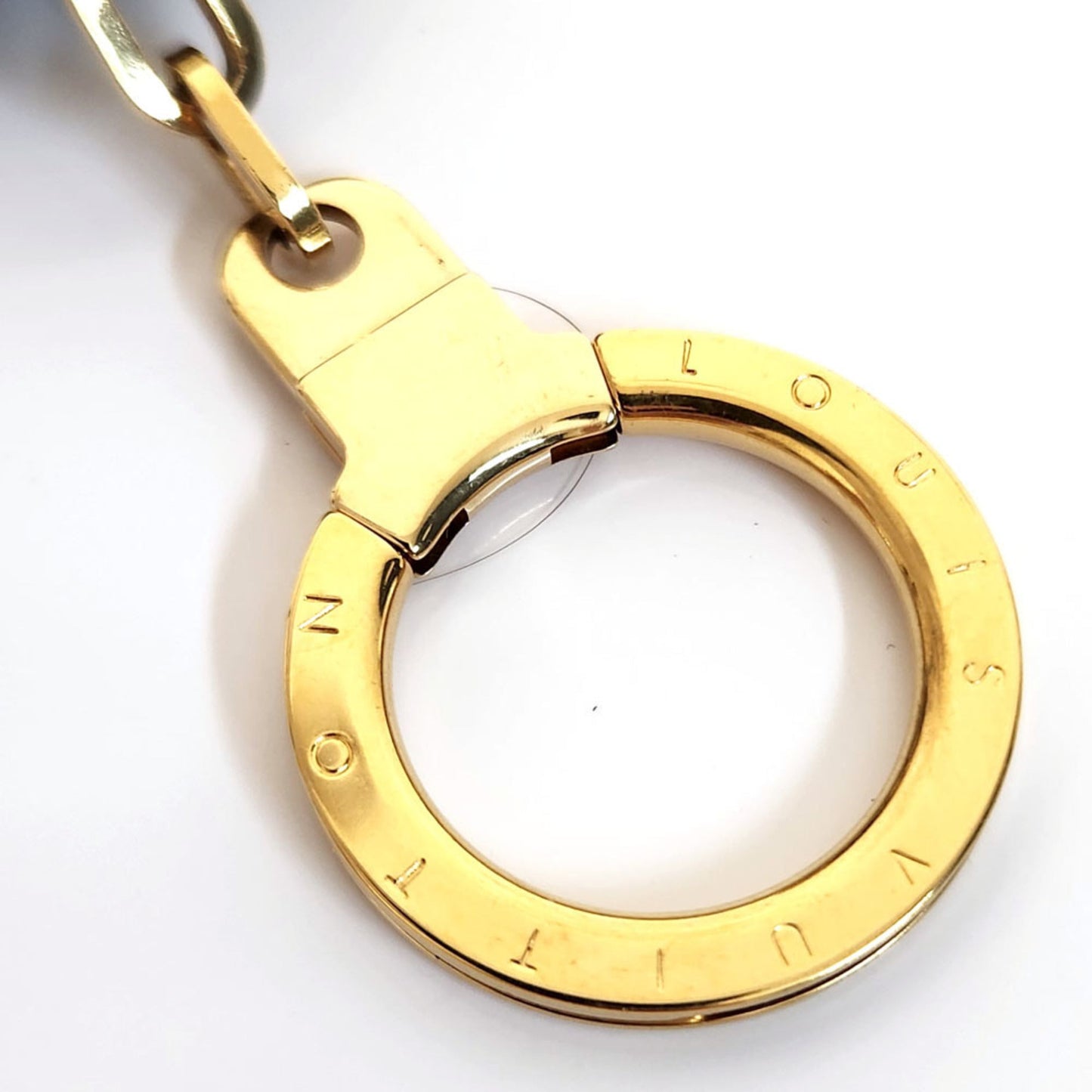 Louis Vuitton Metal Monogram Keyring