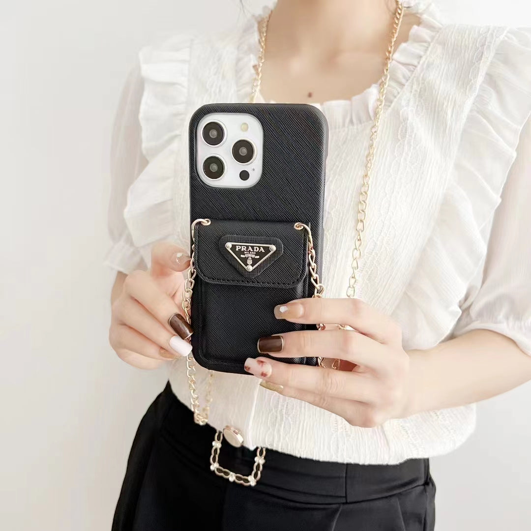 Luxury Leather card phone case for iphone