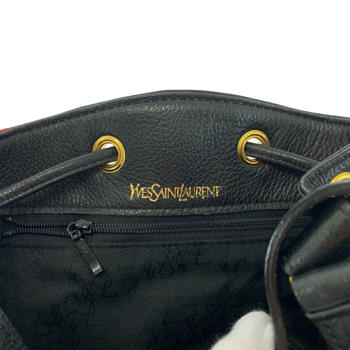 Saint Laurent Leather Red Handbag Style 28