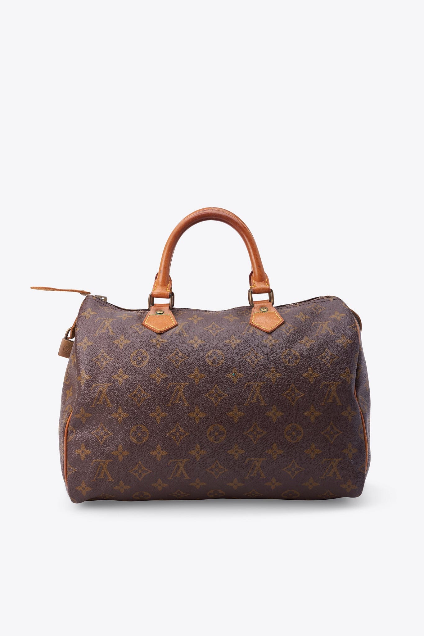 Louis Vuitton 30 Speedy Bag In Brown Monogram Coated Canvas