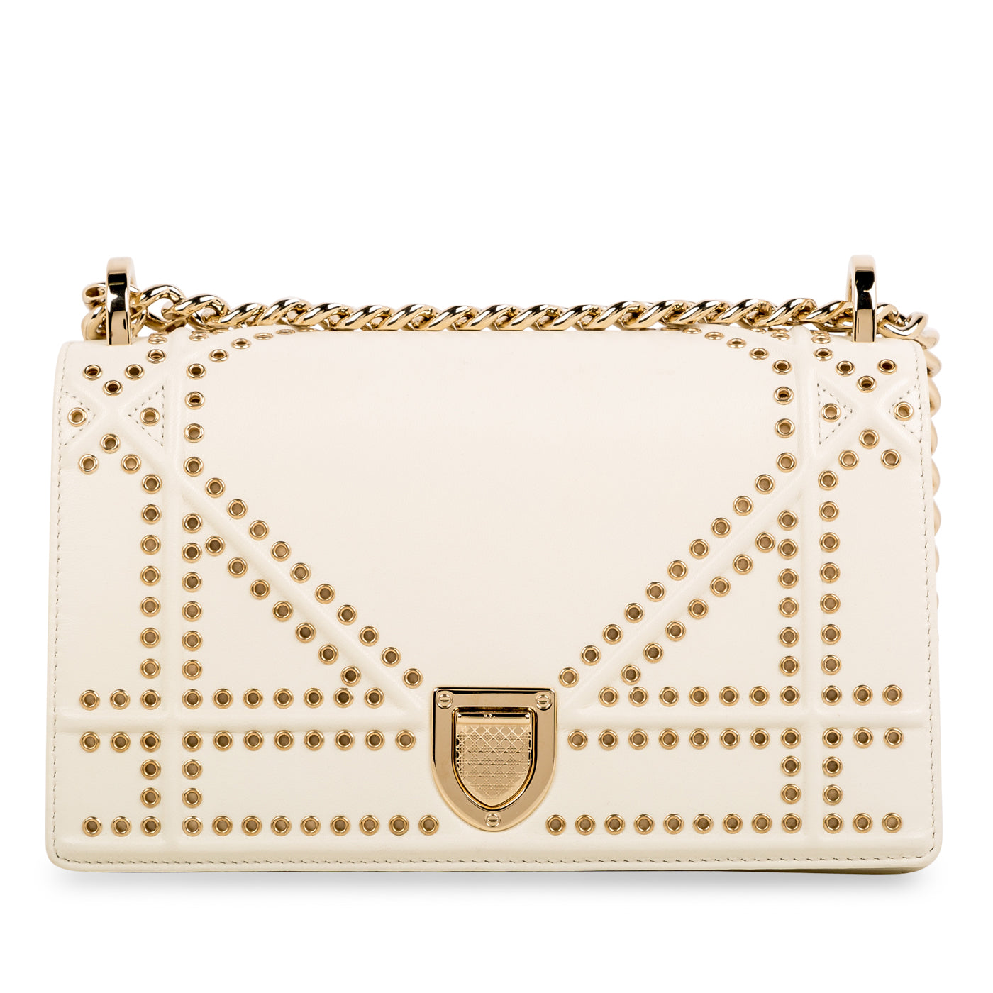 Dior Chain Leather Tote Bag