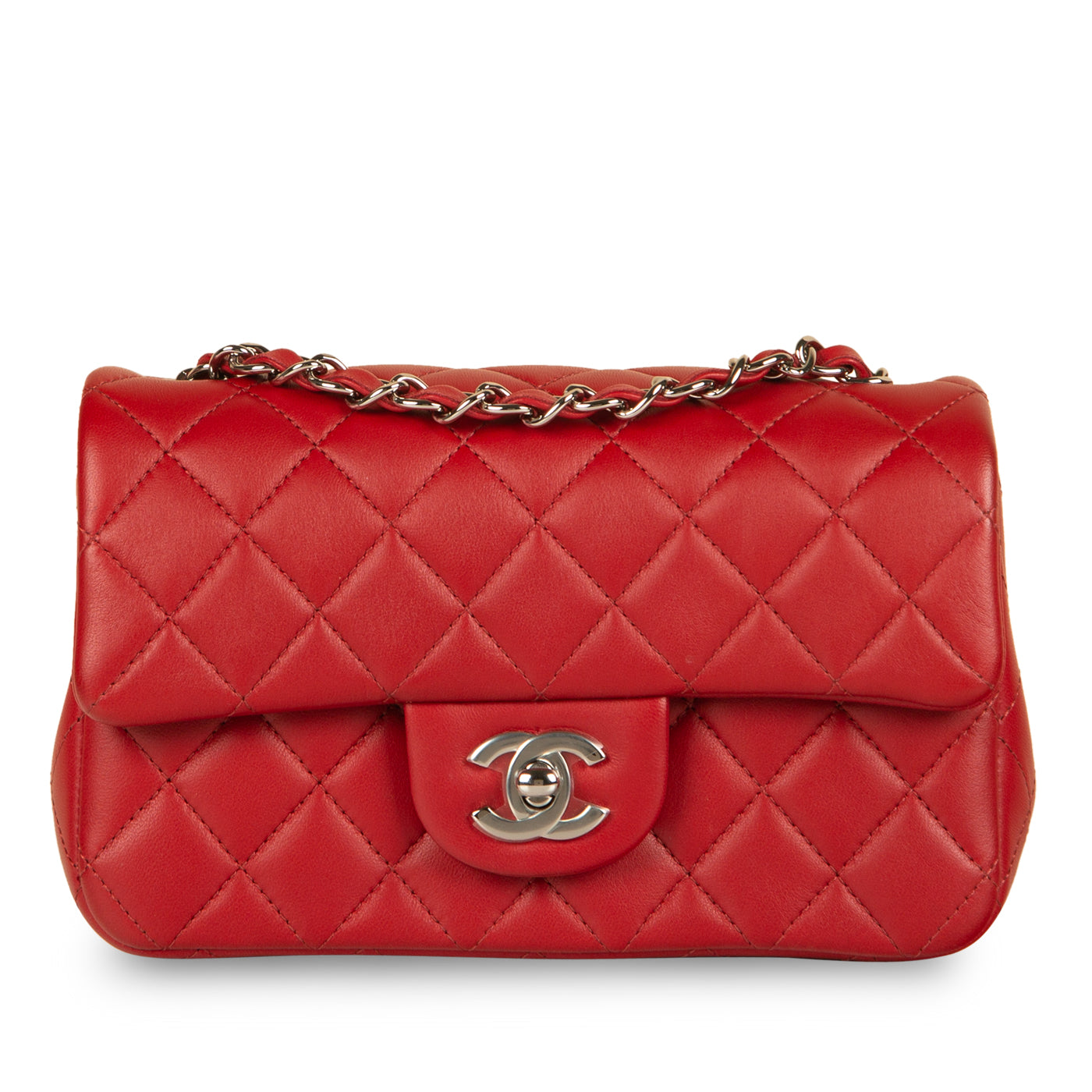 Chanel Classic Flap Lambskin Black Shoulder Bag Style 183