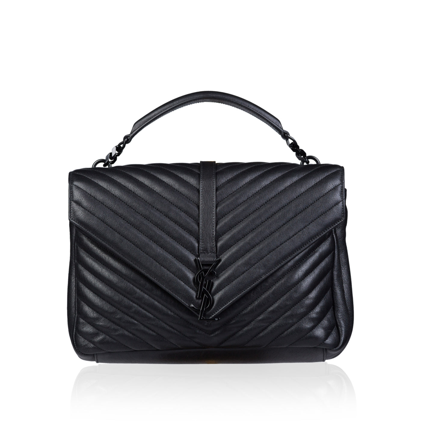 Saint Laurent Luxury Leather Red Handbag Style 35