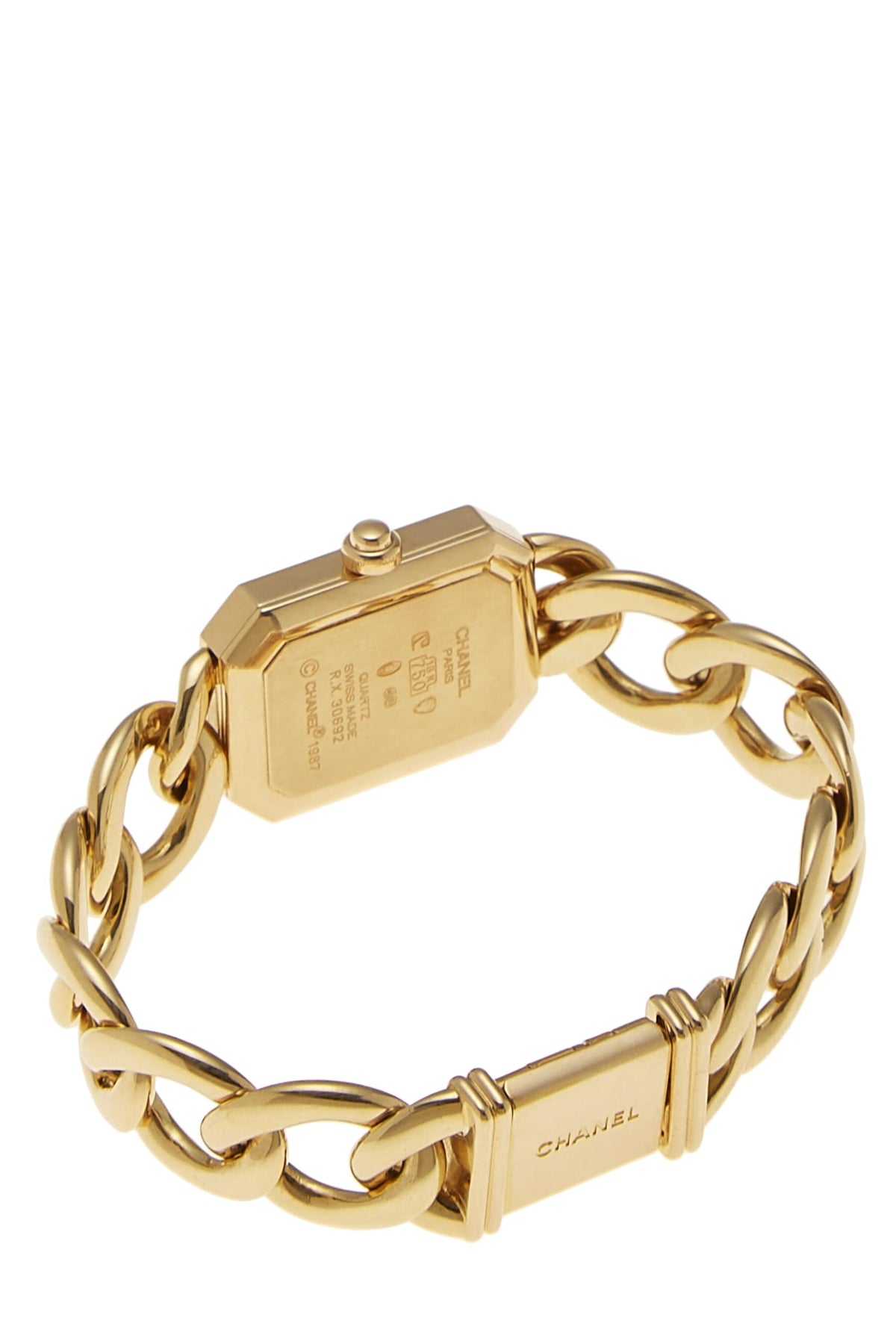 Chanel, Black & Gold Premiere Watch Large, Black