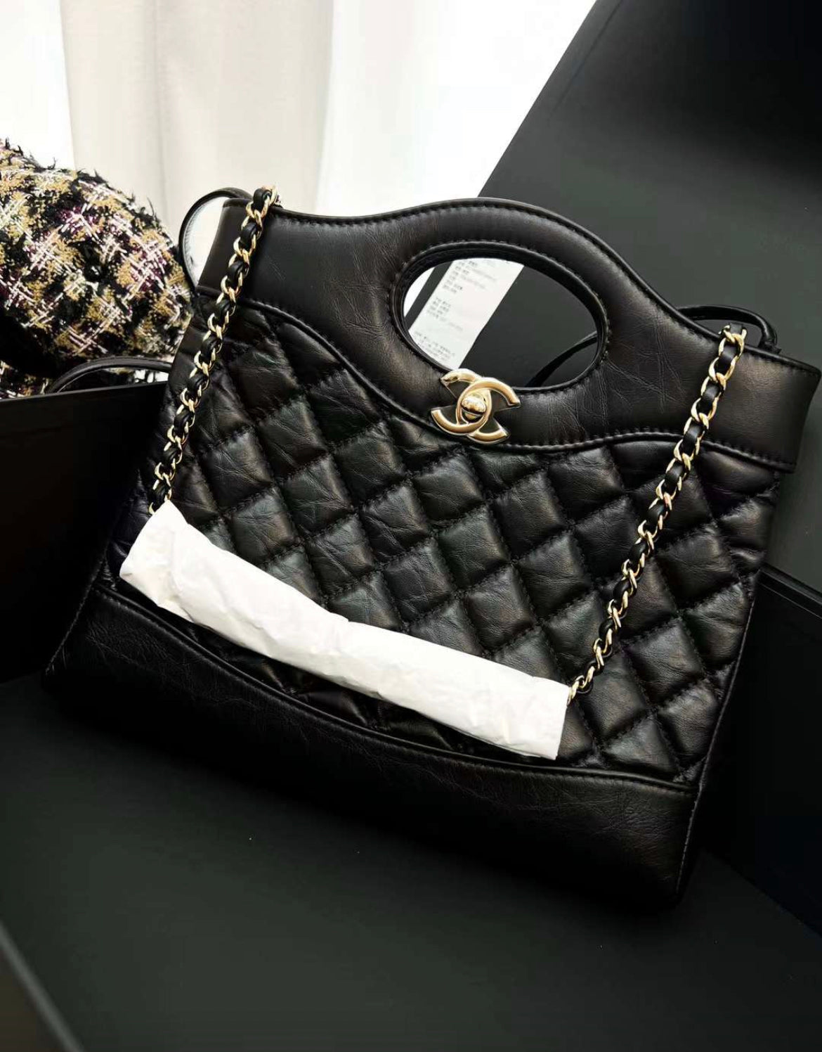 Chanel Timeless Calfskin Black Handbag